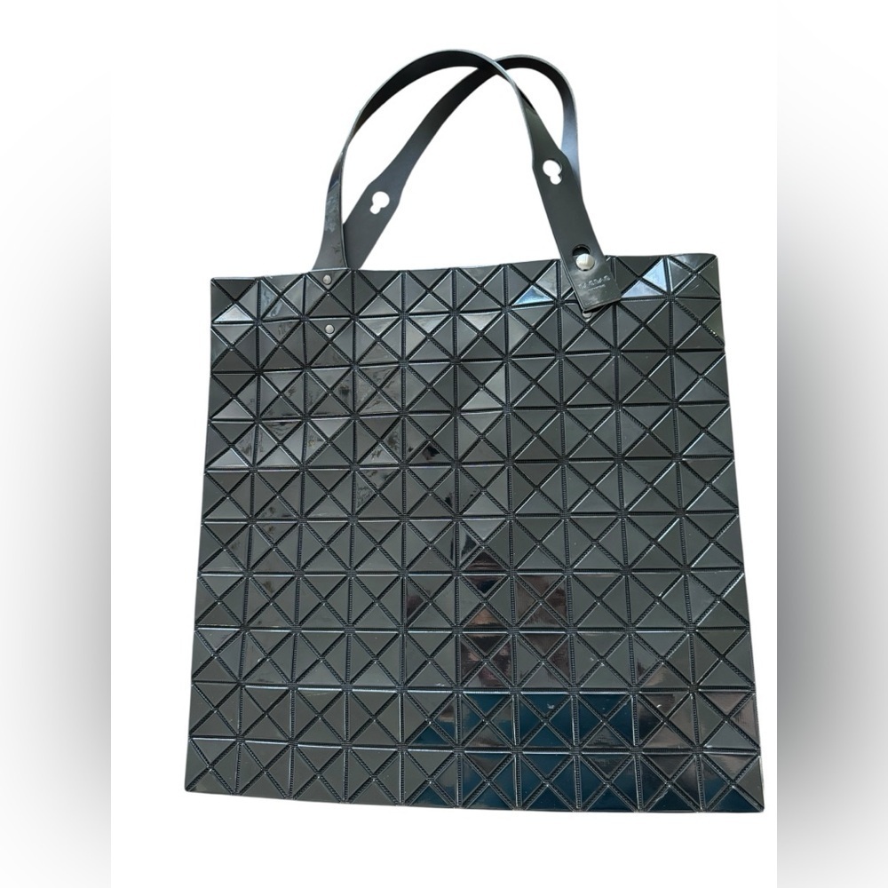 Issey Miyake BaoBao Black shine Geometric tote